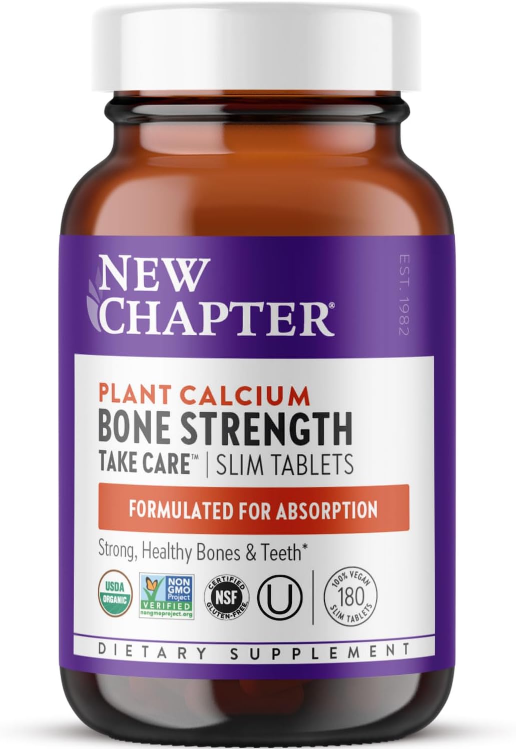 Bone Strength Organic Calcium Supplement with Magnesium & D3