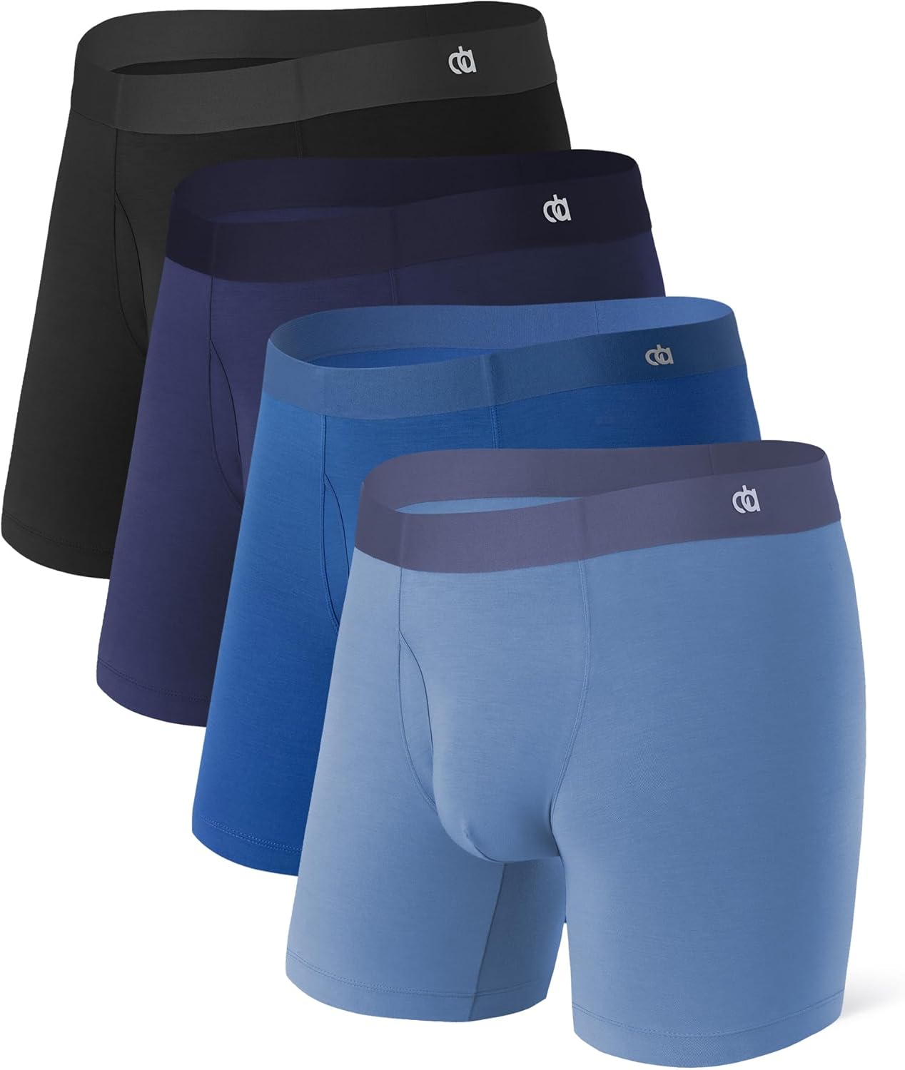 DAVID ARCHY Men's Ultra Soft Micro Modal Underwear Multipack