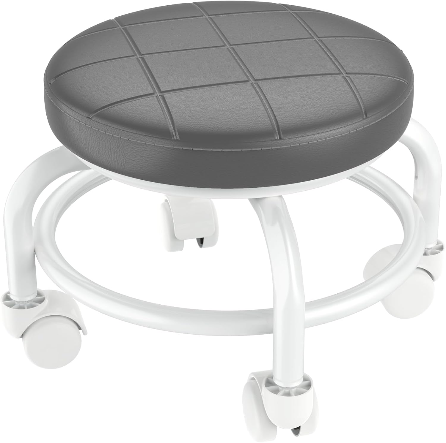 NiHome Universal Wheel Rolling Stool for Comfortable Seating