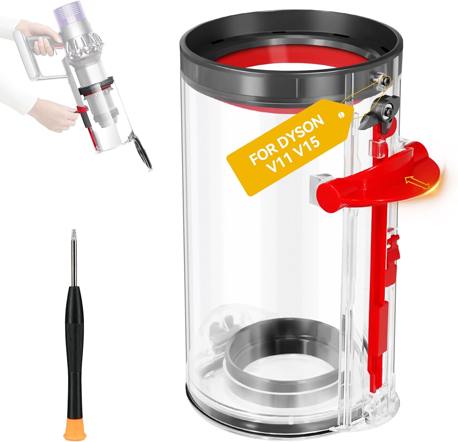 Dyson V11 V15 SV Vacuum Cleaner Dust Bin Replacement - S USECRET