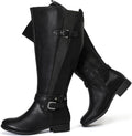 Luoika Women's Extra Wide Calf Knee High Boots - Wide Winter Tall Size