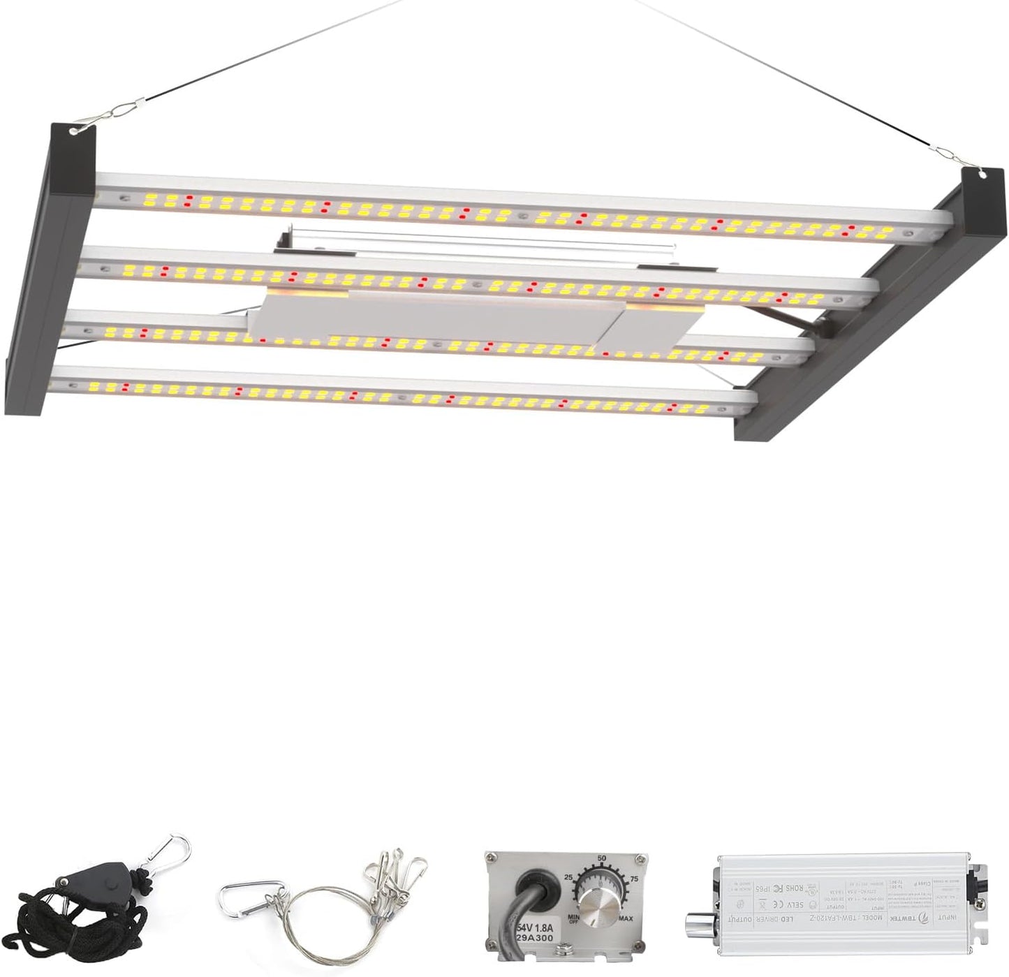 CANAGROW CG1200 LED Grow Light for Indoor Plants with Dimmable Design