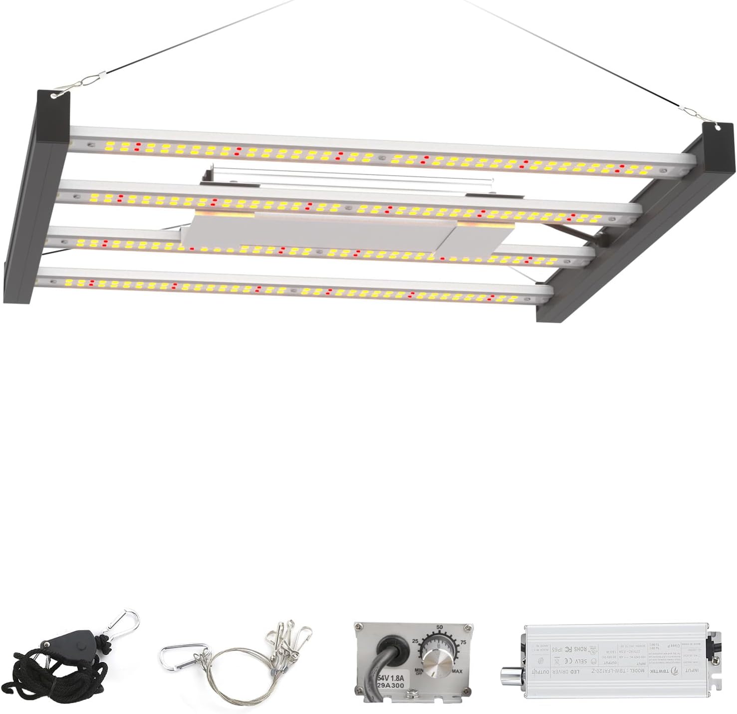 CANAGROW CG1200 LED Grow Light for Indoor Plants with Dimmable Design