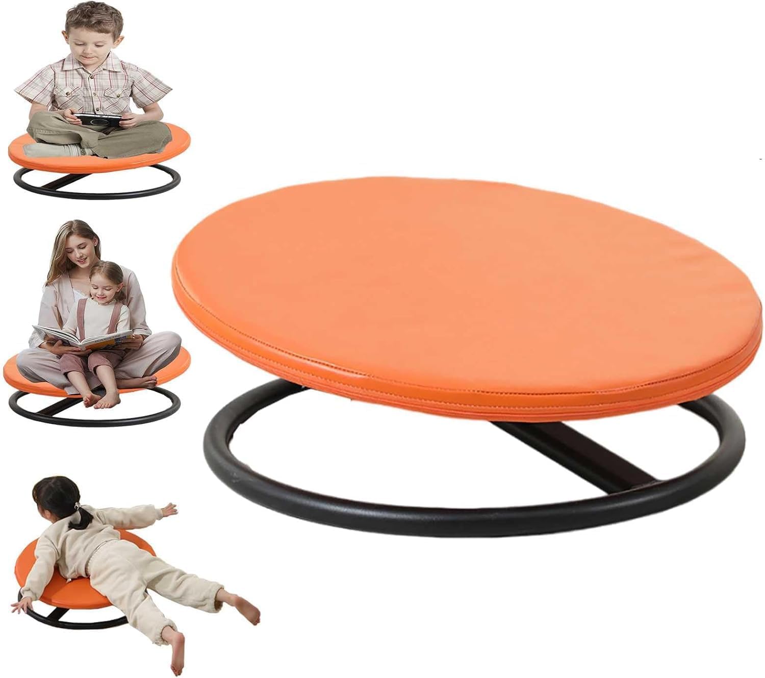 Spin & Soothe: Sensory Swivel Chair for Kids
