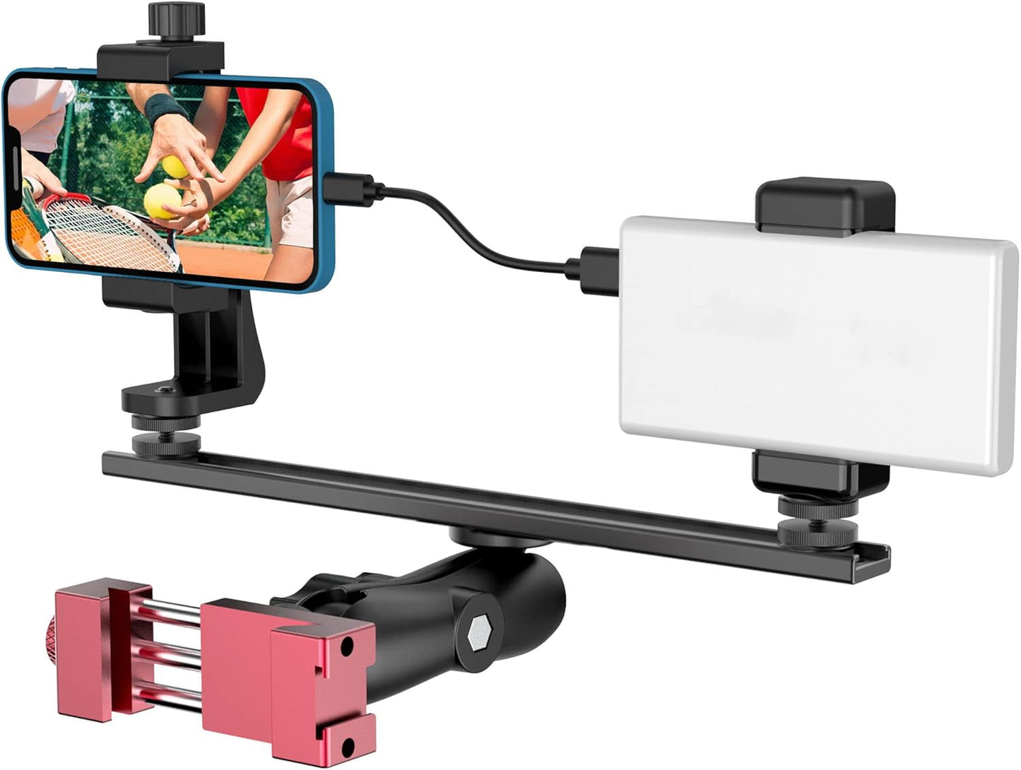 Smartphone Fence Mount for Tennis and Pickleball Training