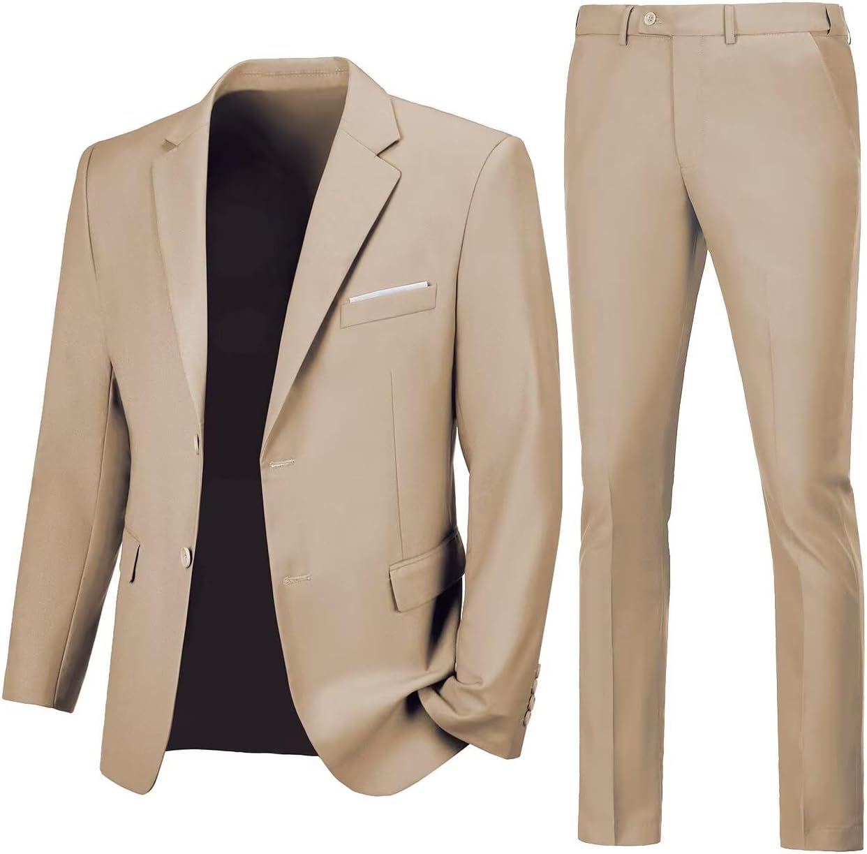 Mens Slim Fit 2 Piece Suit for Prom - Stylish and Affordable