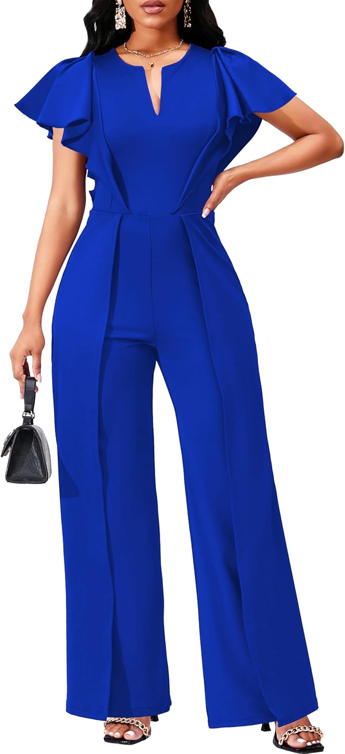 Elegant Jumpsuits for Women - Dressy Formal Casual Long Pants