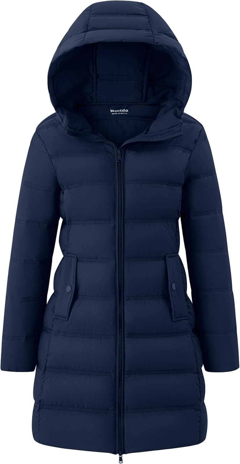 Wantdo Women's Winter Puffer Coat Lightweight Warm Jacket