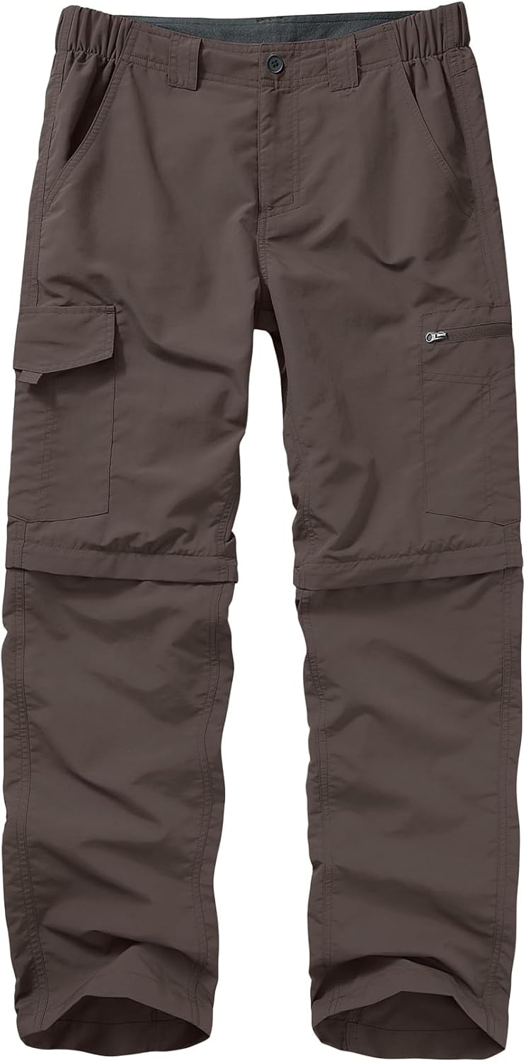 Mens Hiking Pants Convertible Quick Dry Zip Off for Outdoor Use