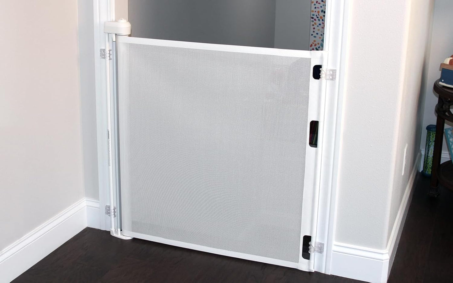 Retract-A-Gate 72 in White: The Original USA-Made Safety Gate