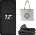 Foldable Yoga Mat 72 in x 32 in Extra Thick and Wide - Travel Friendly