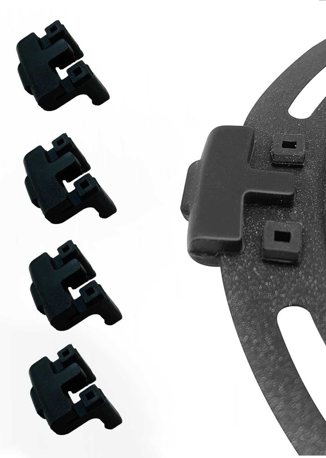 4PCS Premium Silicone Rubber Bumpers for Air Fryers