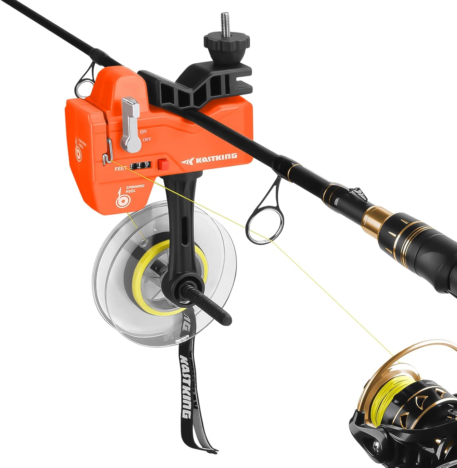 KastKing Fishing Line Spooler Set - Tangle-Free Spooling & Precision Cuts