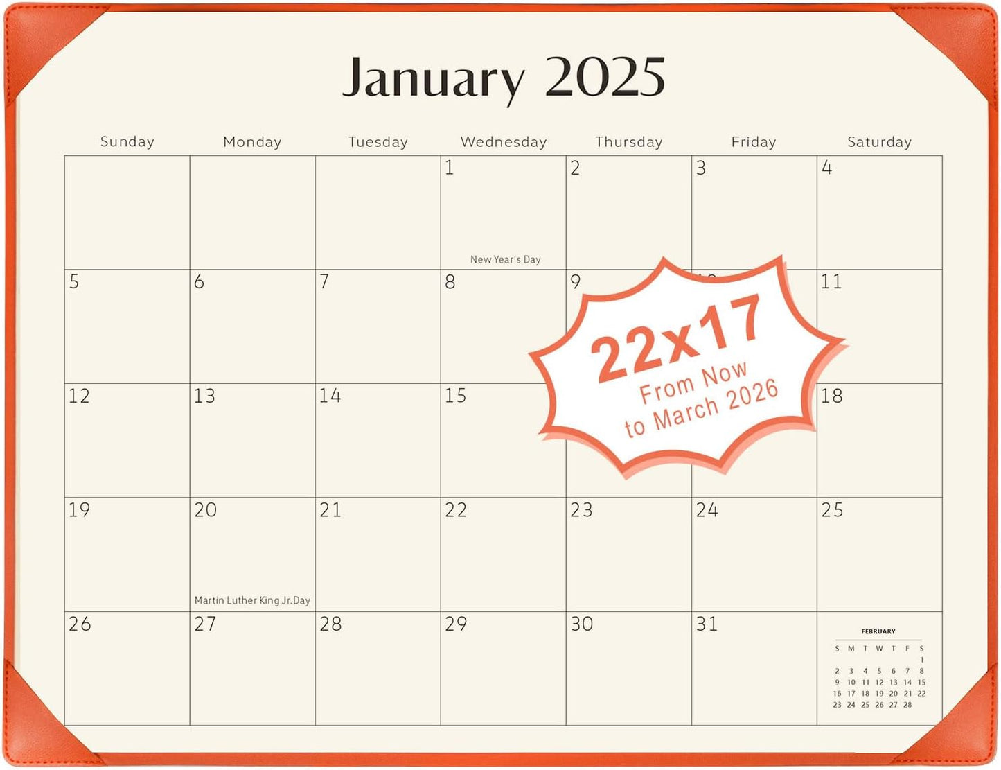 Organize with Style: KOPEESY 2025-2026 Large Desk Calendar & Mat