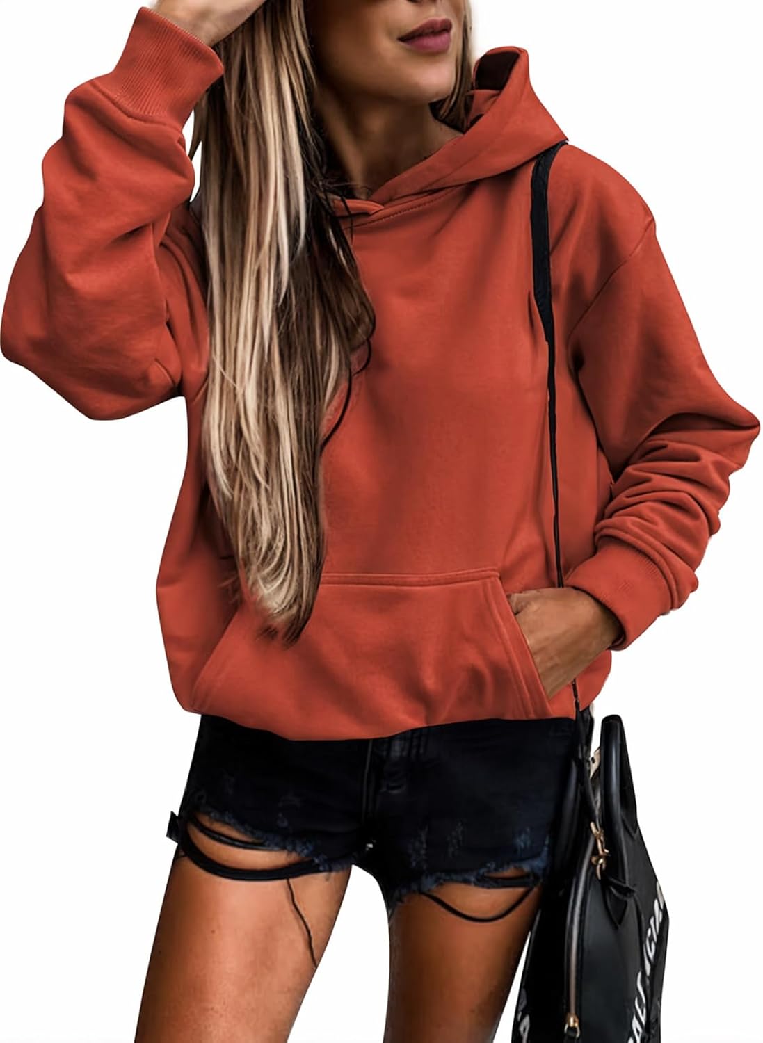 SHEWIN Women's Casual Hoodies Lightweight Pullover Tops Review