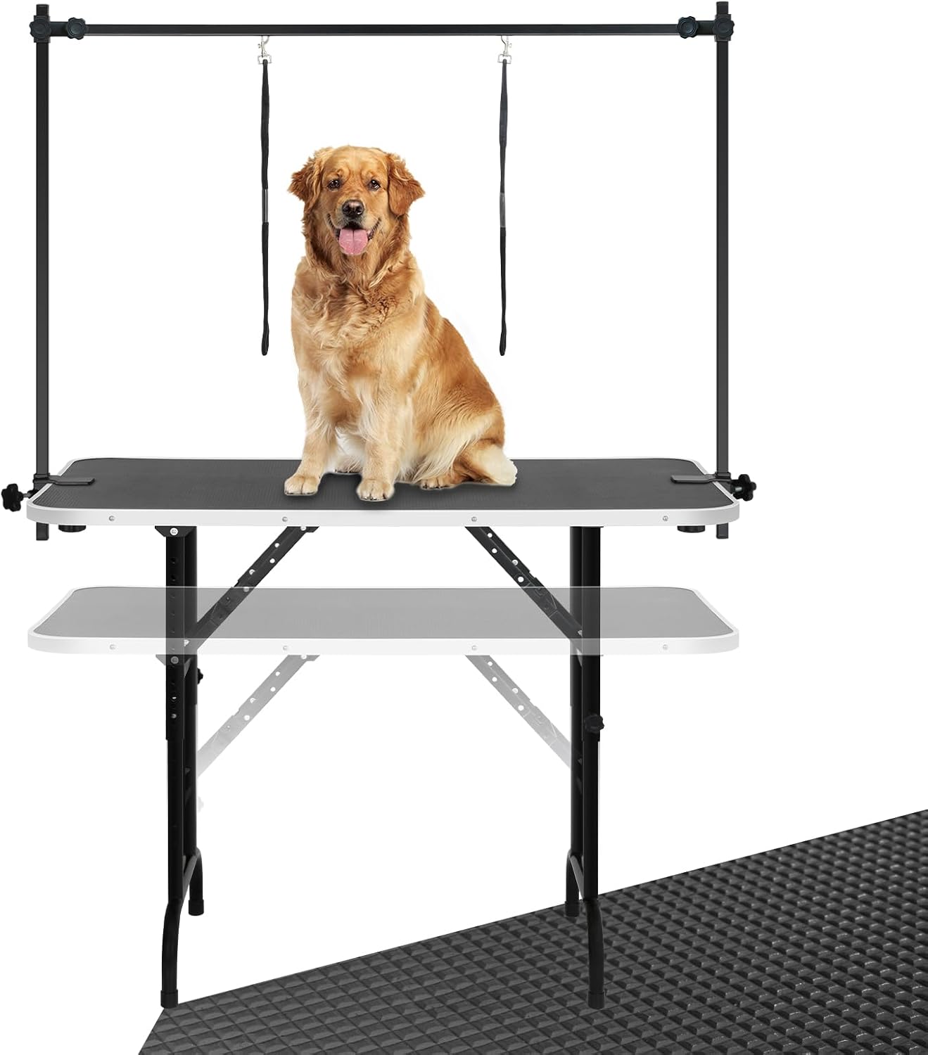 Height Adjustable Foldable Pet Dog Grooming Table for All Sizes