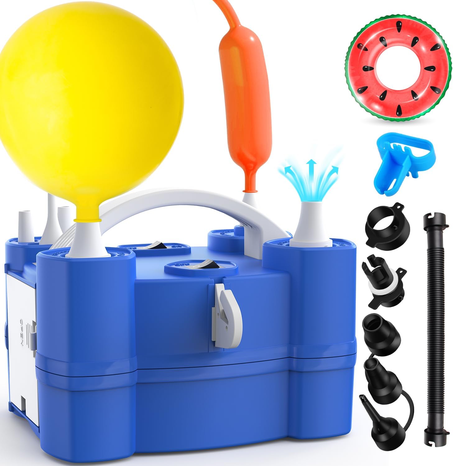 3-in-1 Electric Balloon Pump for Fast Inflation and Deflation