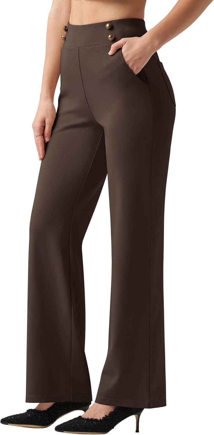 Willit Women's Wide Leg Dress Pants for Office Business Casual