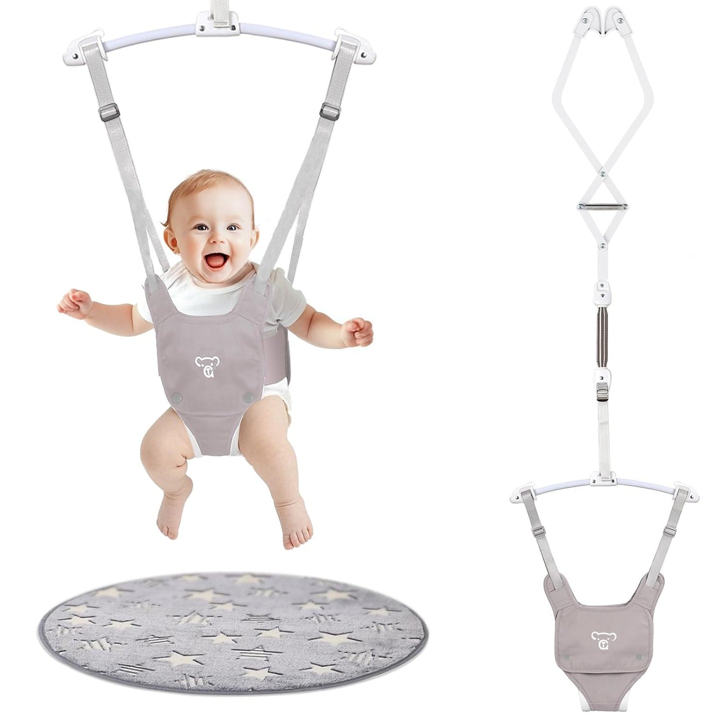 Versatile Baby Jumper Doorway with Adjustable Strap for Fun