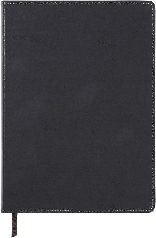 Black Leather Journal, Professional & Stylish, 240 Pages