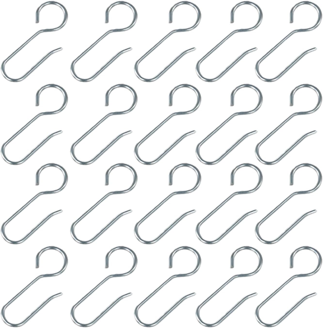 Stainless S Hooks for Easy Curtain Track Installation