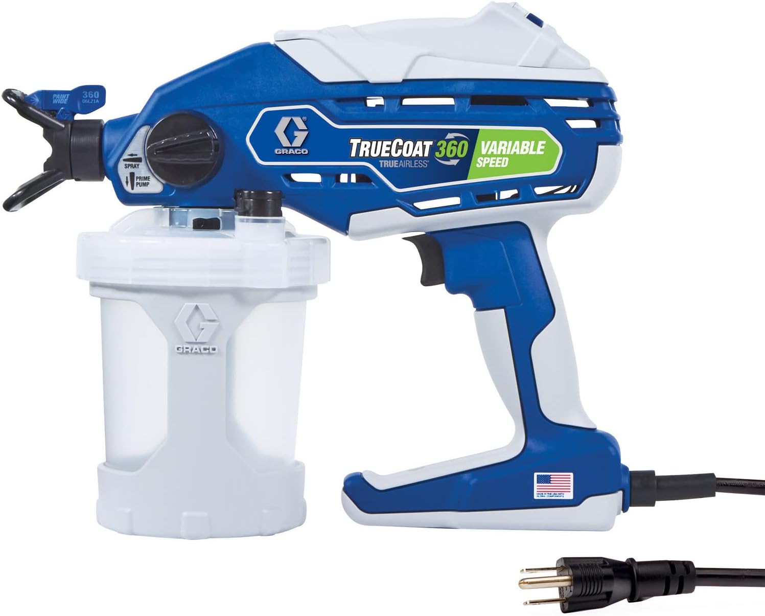 Graco TrueCoat 360 Variable Speed Paint Sprayer for DIYers