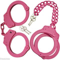 Pink Police Heavy Duty Handcuffs & Leg Cuffs with Case