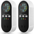 Natural Gas Leak Detector & Carbon Monoxide Detector - 2 Pack