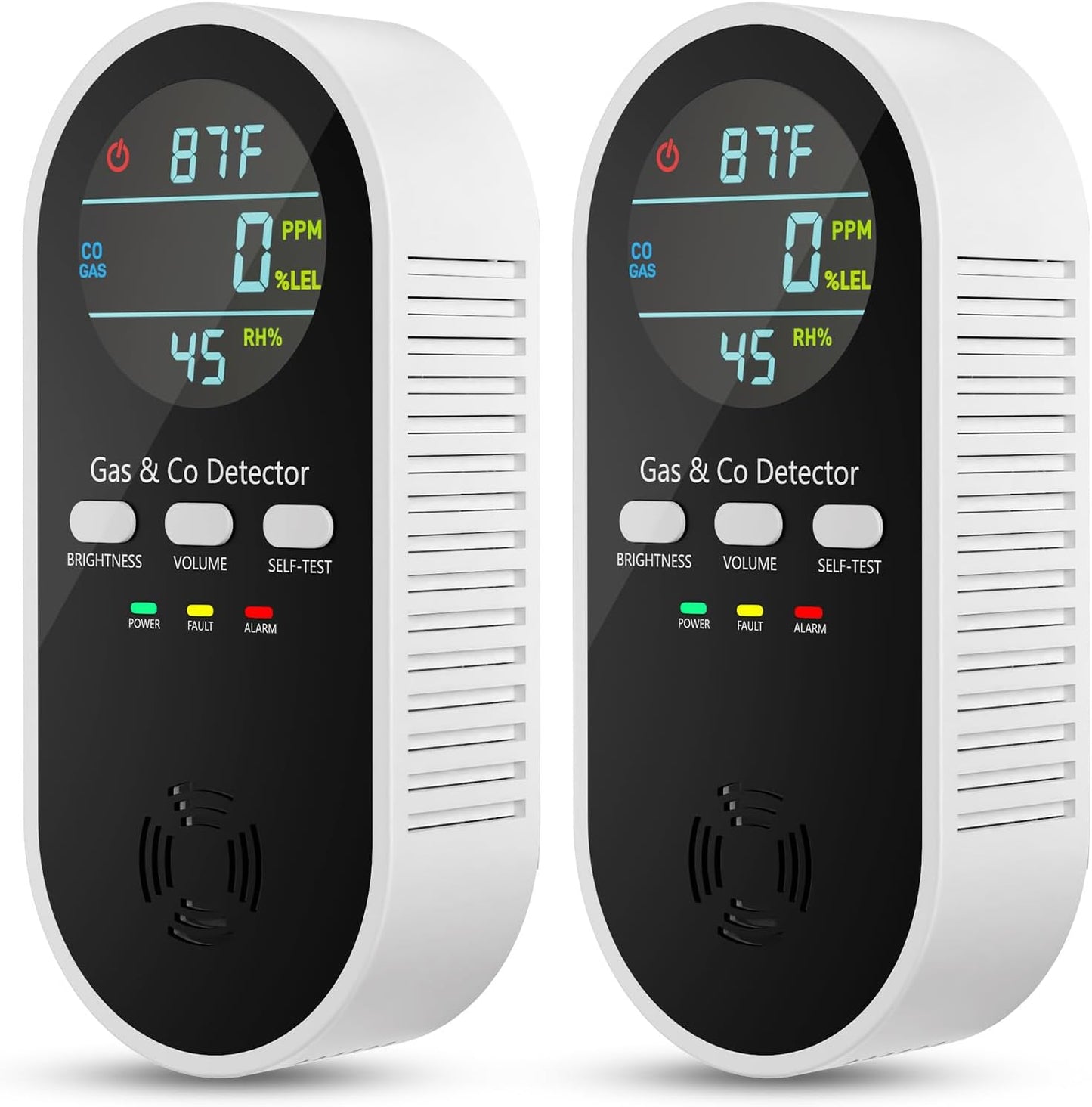 Natural Gas Leak Detector & CO Detector for Home and RV Use