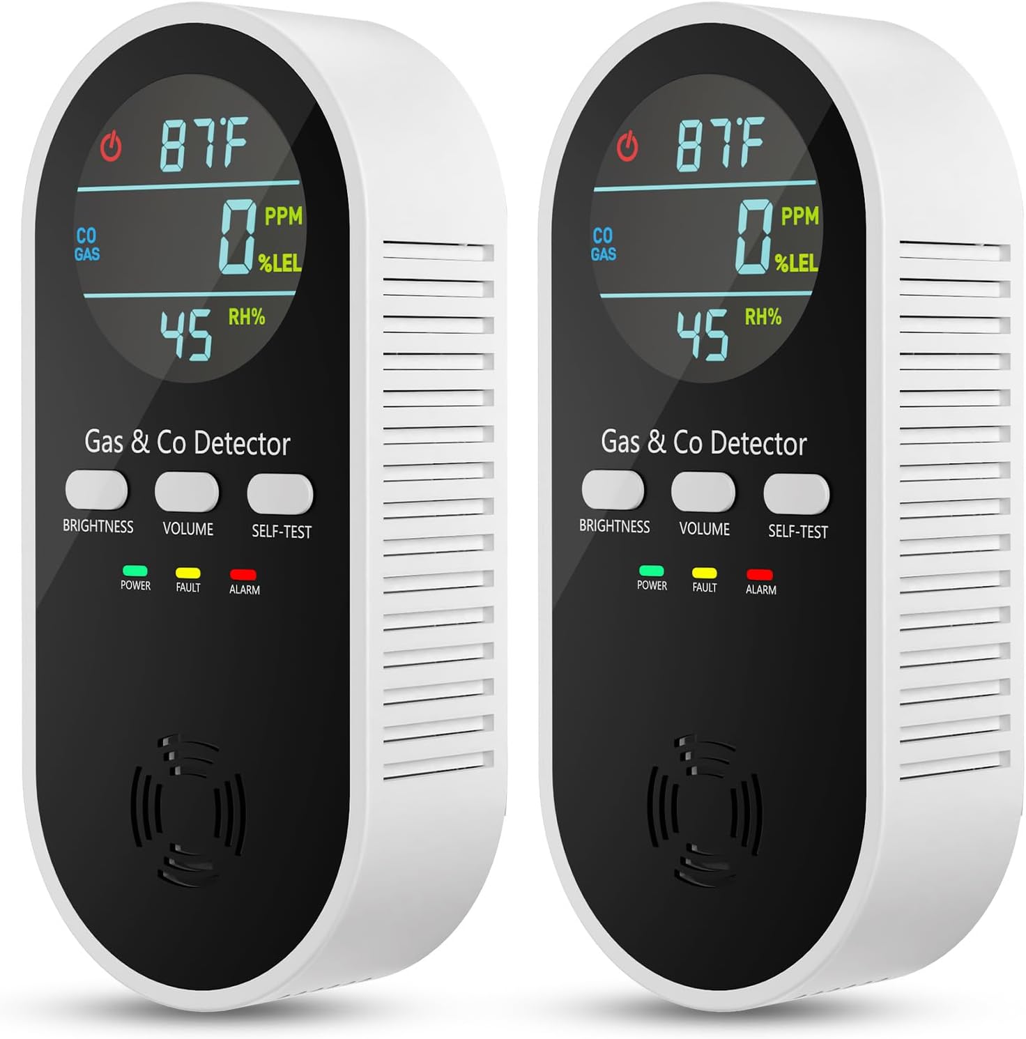 Natural Gas Leak Detector & CO Detector for Home and RV Use