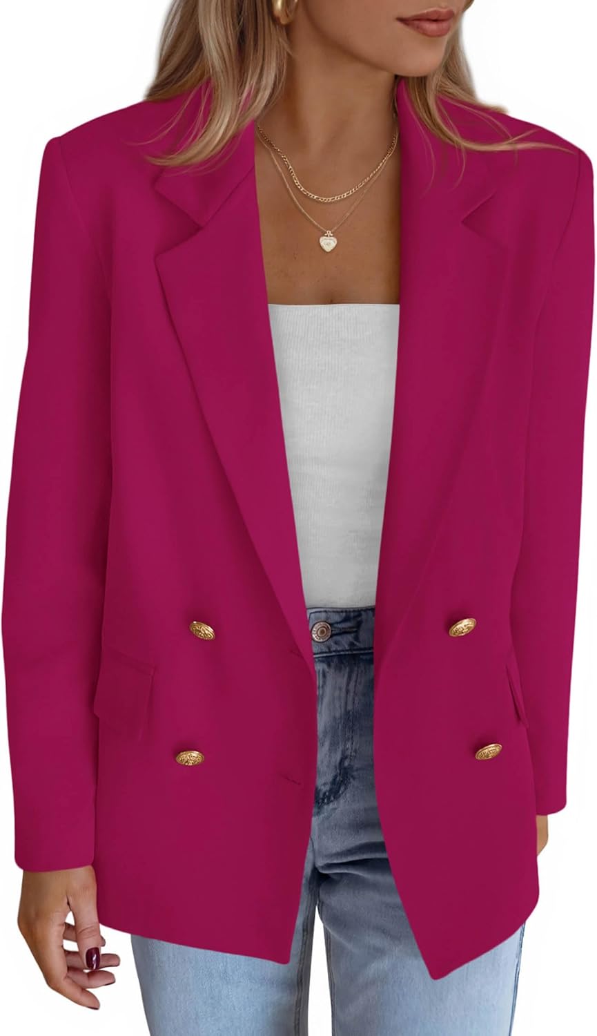 KIRUNDO Blazers for Women Business Casual with Pockets