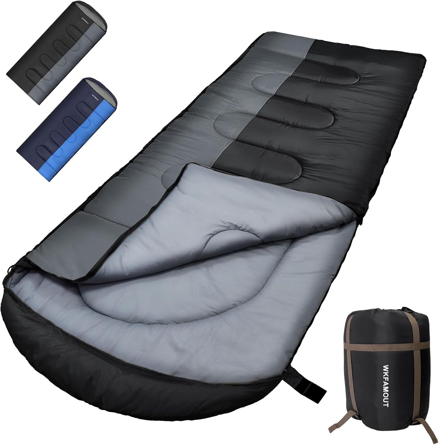 XL 10 Degree Waterproof Sleeping Bags for 3-4 Season Camping