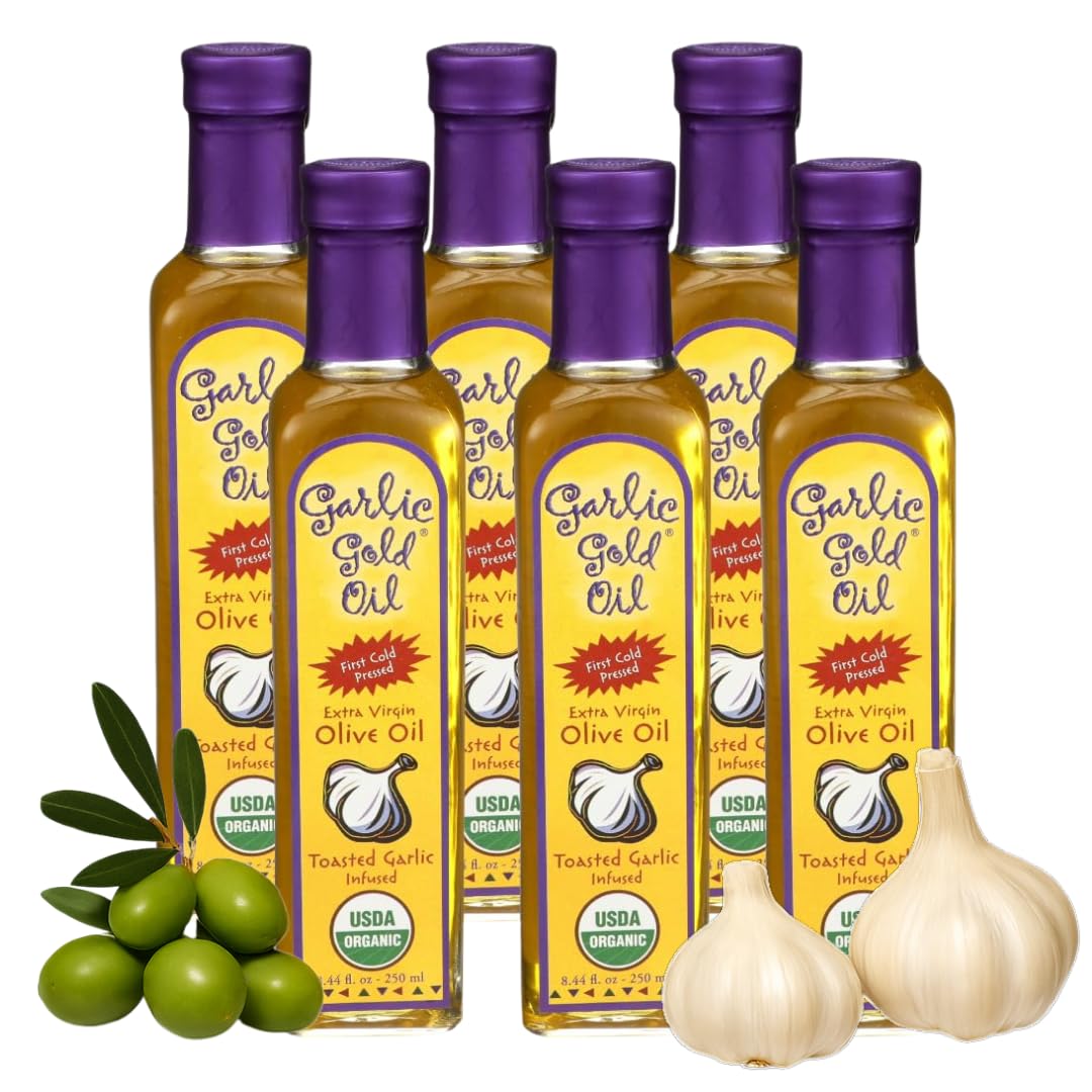 Garlic Infused Extra Virgin Olive Oil for Flavorful Cooking