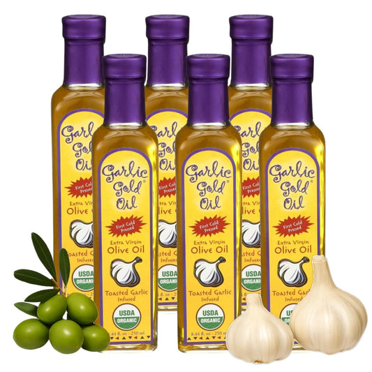 Garlic Infused Extra Virgin Olive Oil for Flavorful Cooking