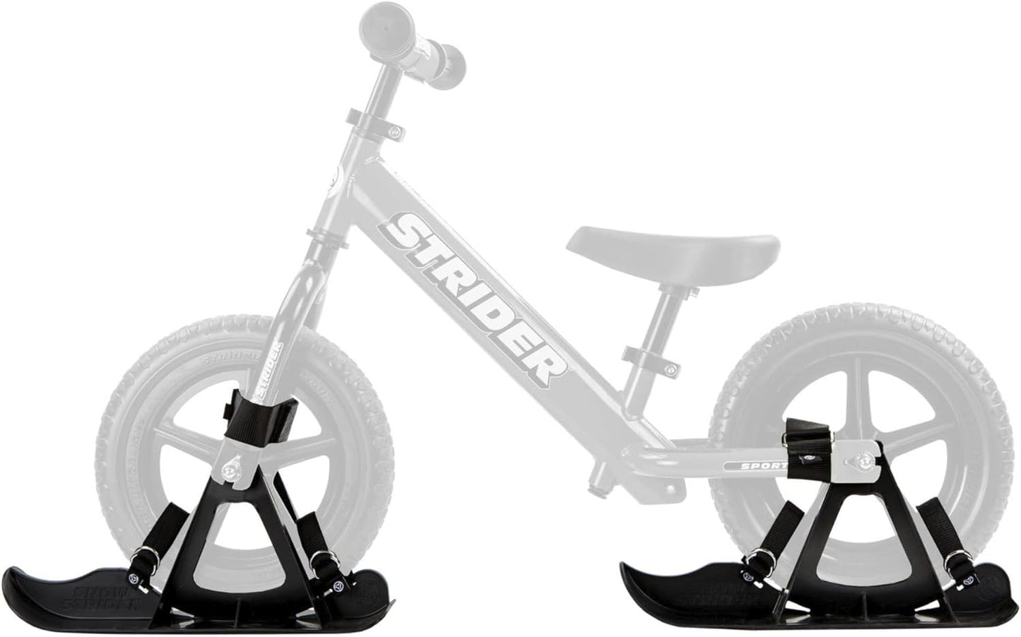 Strider 12 Snow Skis Set for Kids - Transform Balance Bike Fun