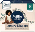 Millie Moon Luxury Diapers Size 6 54ct - CloudTouch Comfort