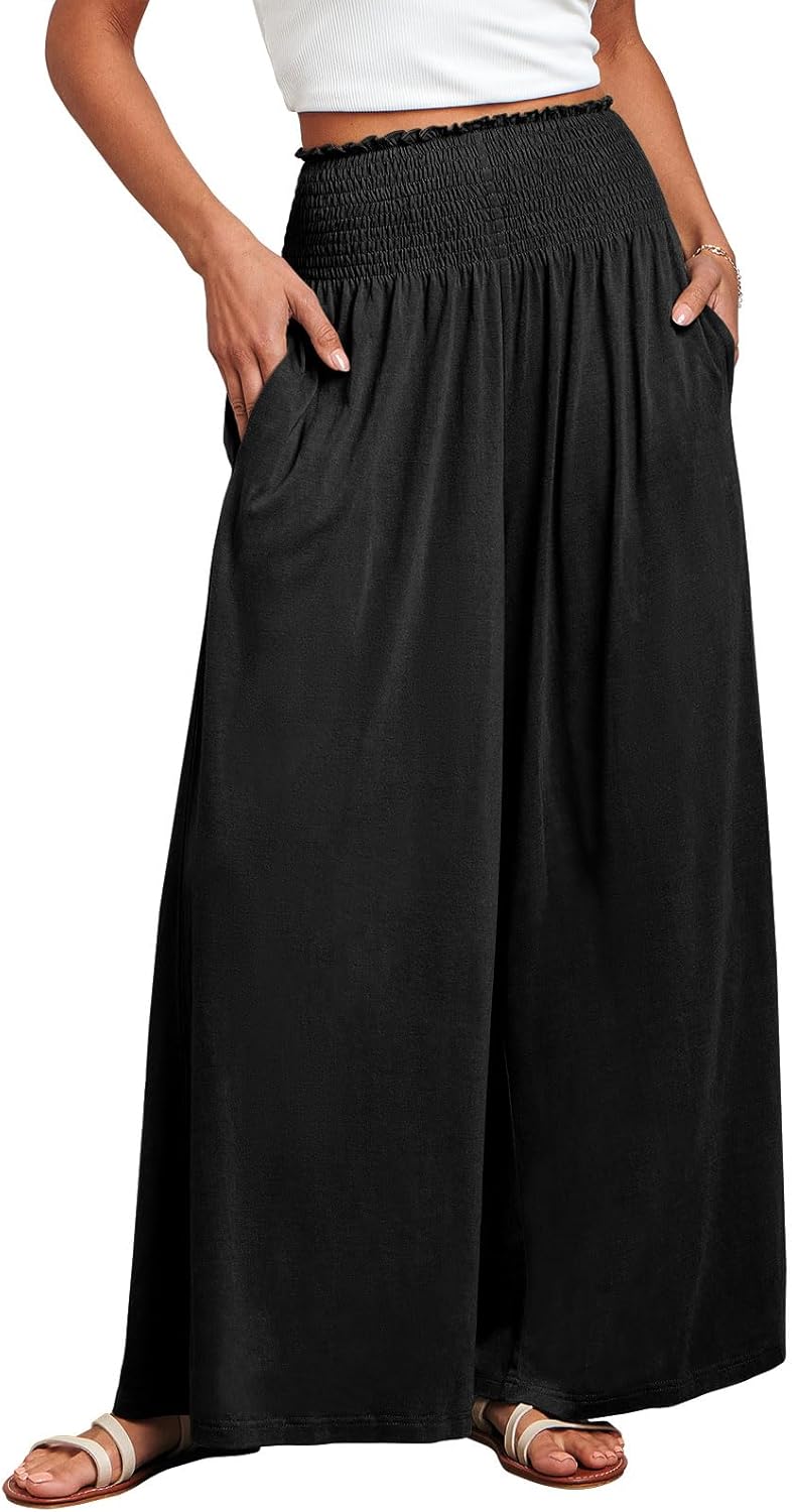 Chic Women Palazzo Pants for Summer Boho Style and Comfort