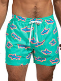 Mens Swim Trunks 5.5 in Swim Shorts with 4-Way Stretch - Comfortable