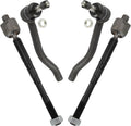 TRQ Front Tie Rod Set Compatible with 2015-2022 Nissan Murano - 4