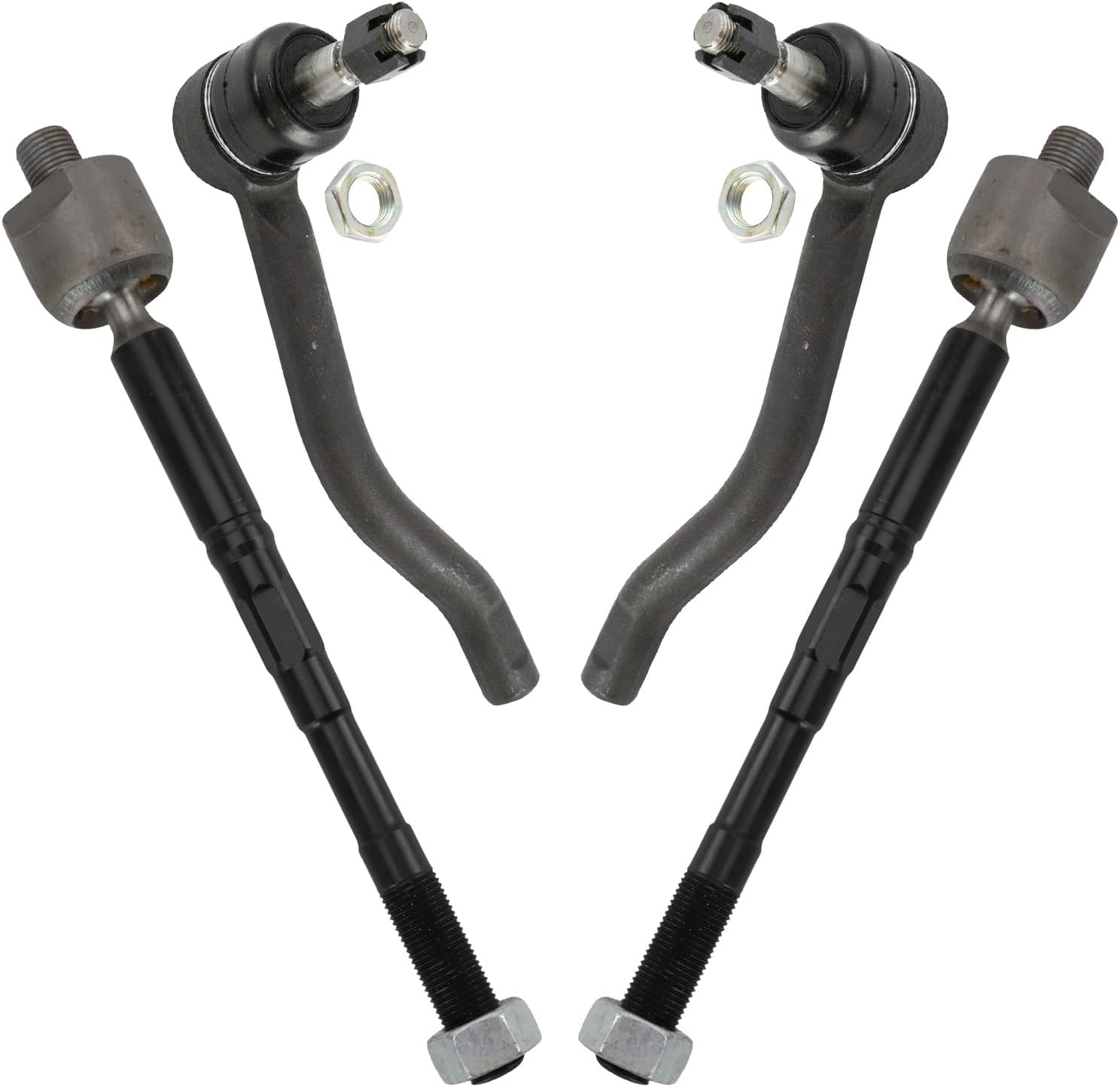 TRQ Front Tie Rod Set for 2015-2022 Nissan Murano - Quality Parts