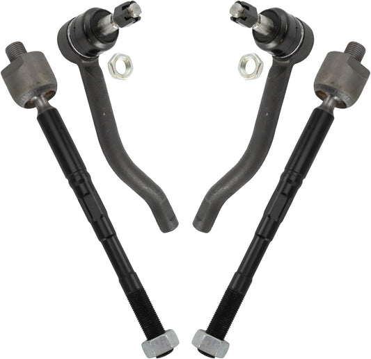 TRQ Front Tie Rod Set for 2015-2022 Nissan Murano - Quality Parts