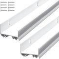 2 Sets Door Sweep PVC 1 3/4ft x 36ft Slide On Bottom Exterior Door
