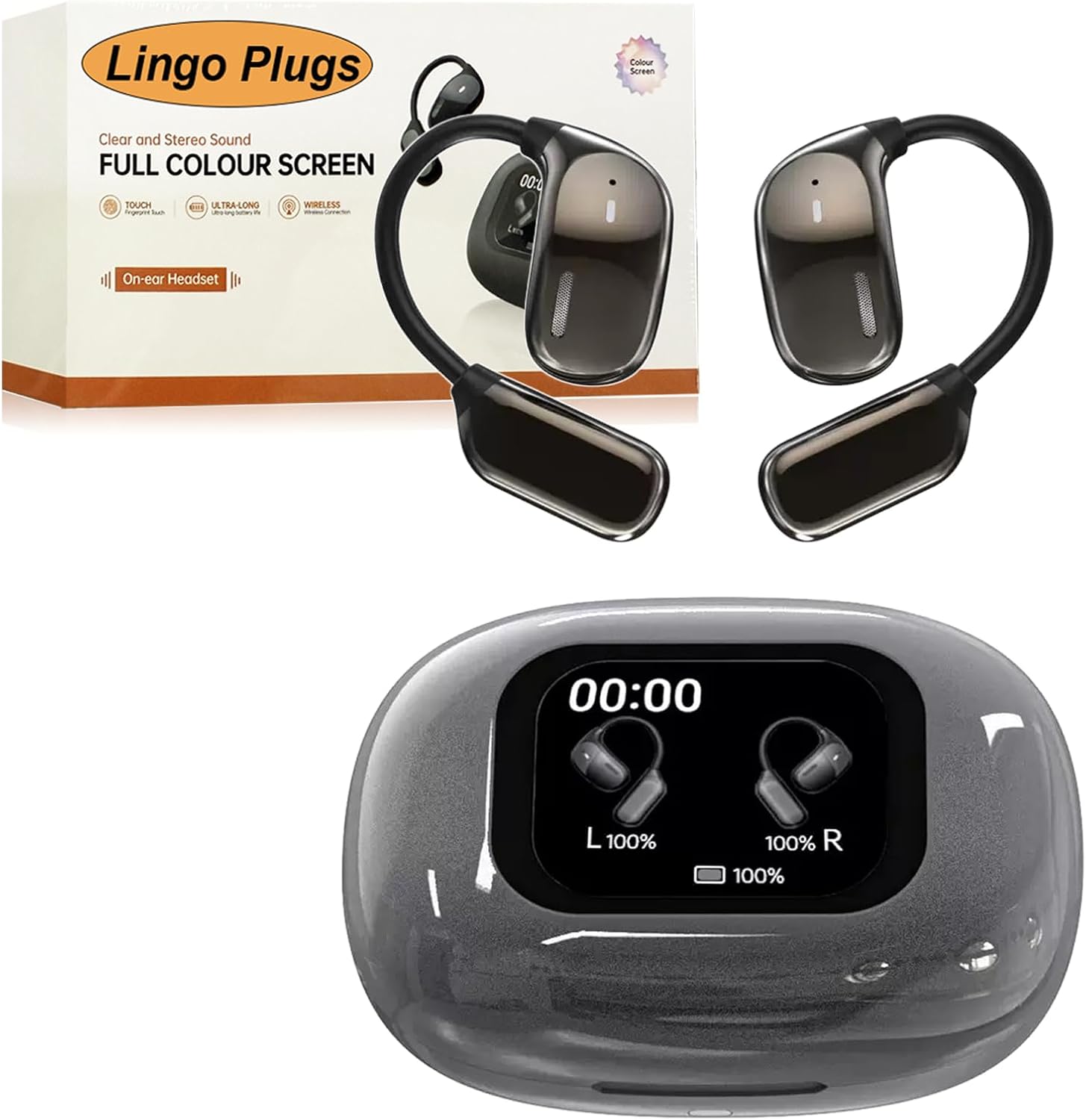 AI Translator Earbuds - Real-Time 144 Languages