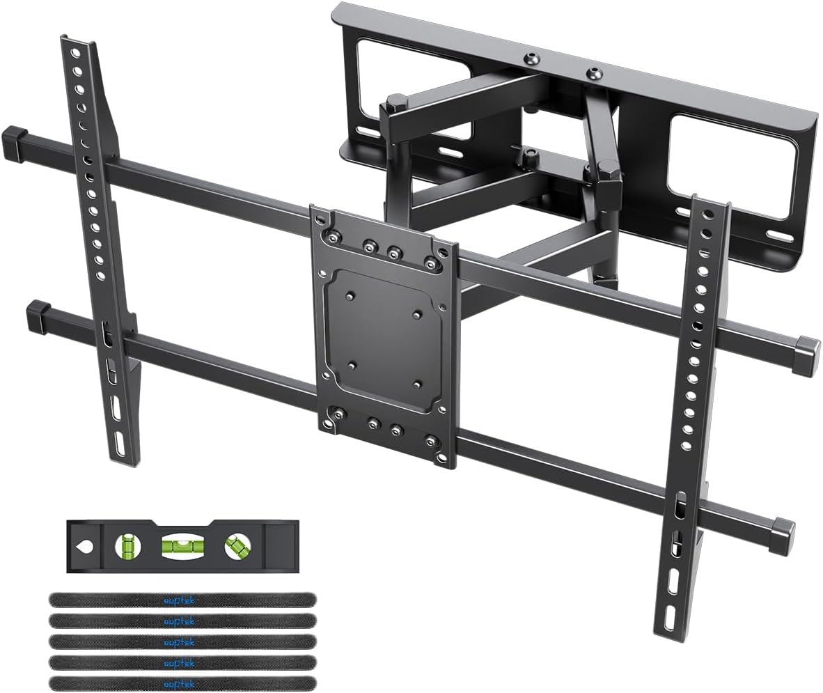Suptek Full Motion TV Wall Mount for 32 to 84 Inch TVs