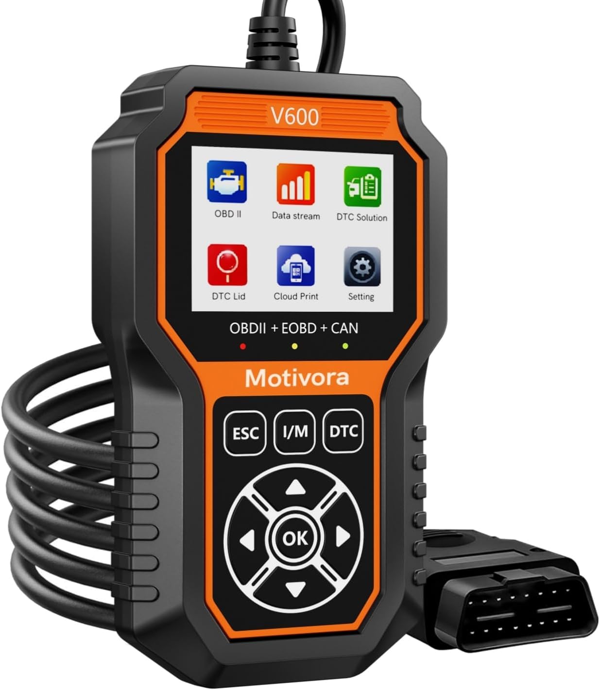 OBD2 Scanner Diagnostic Tool with DTC Solutions for Cars