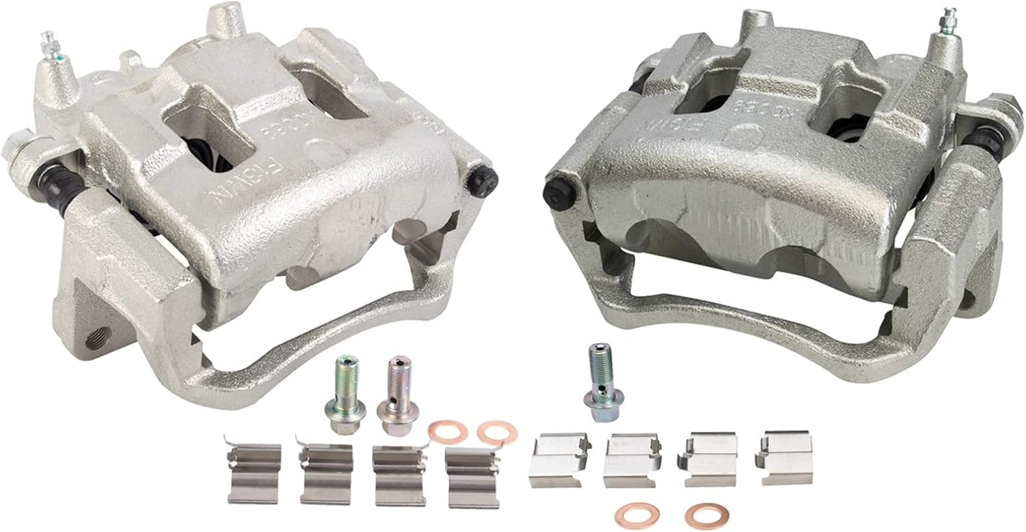 TRQ Front Brake Caliper Set for Ford Edge & Lincoln MKX