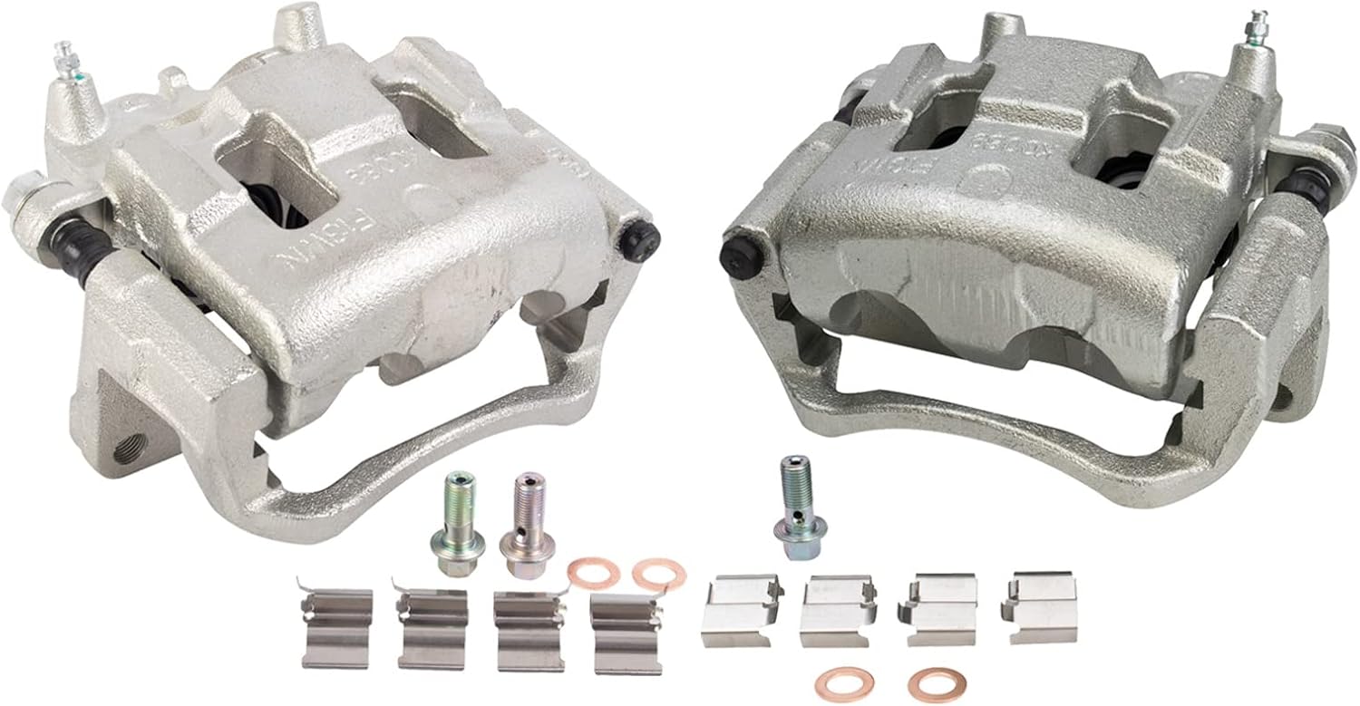 TRQ Front Brake Caliper Set for Ford Edge & Lincoln MKX