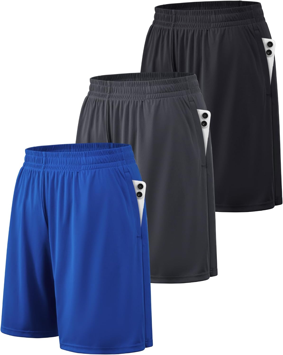 BALENNZ Athletic Shorts for Men with Pockets and Quick Dry