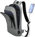 Laptop Backpack for Men Slim Business Backpack with USB Charger - Slim