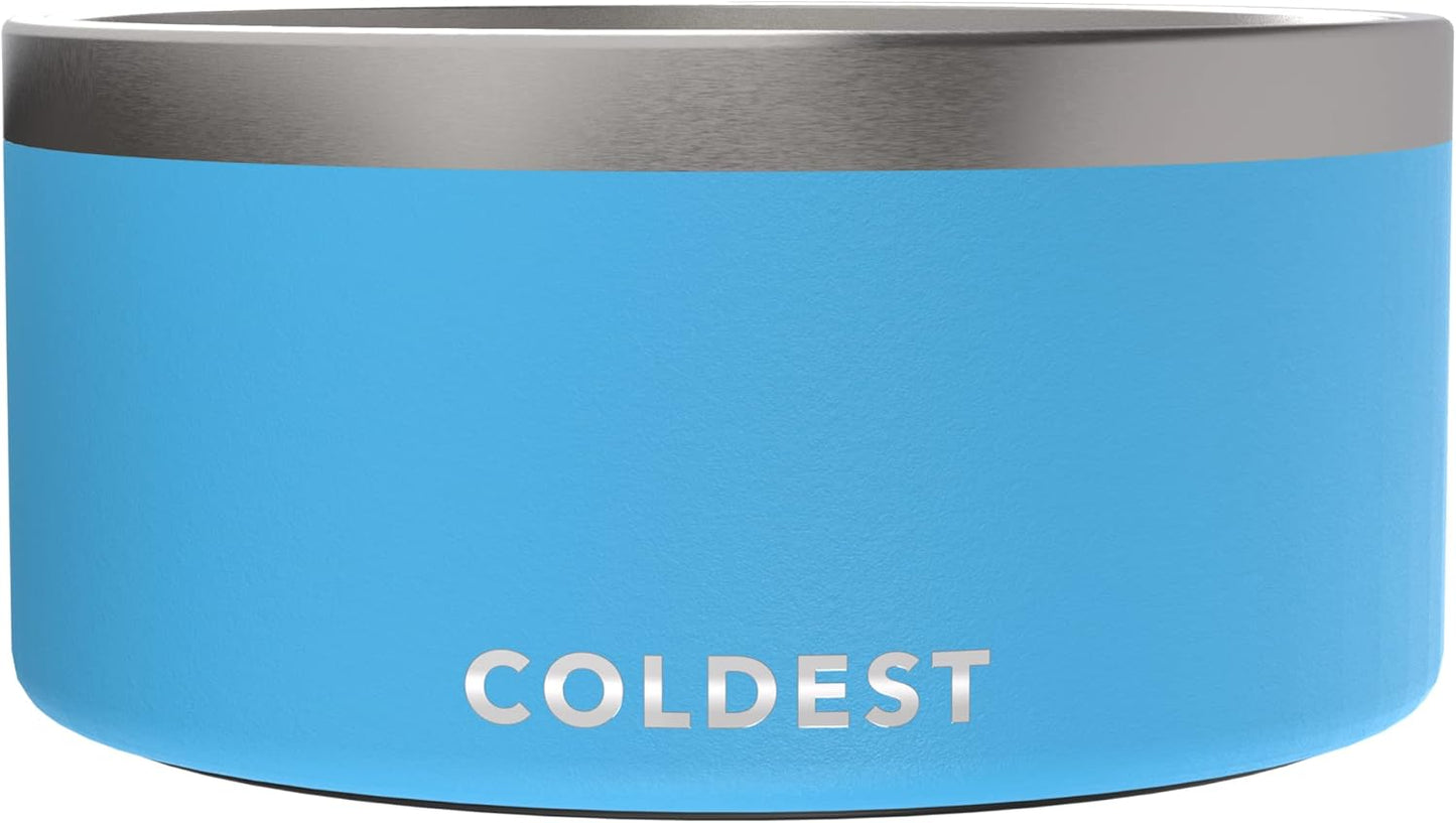 Coldest Dog Bowl - Heavy Duty Insulated Stainless Steel Design